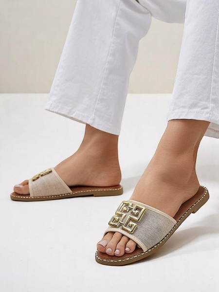 Royalfashion Damen-Hausschuhe mit flacher Sohle Rorole