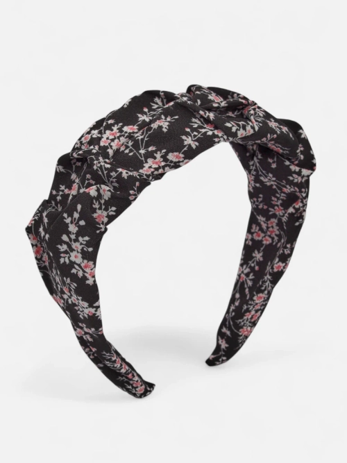 Royalfashion Пов'язка для волосся зі зморщуванням і принтом