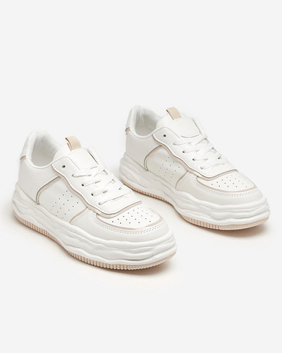 OUTLET Beige Damen-Sportschuhe mit Dekavi-Einsätzen - Schuhe