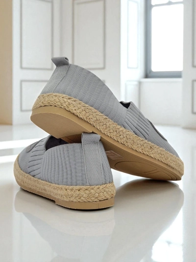 Damen Espadrilles Callista Verde – Wildleder, flacher Absatz, grün