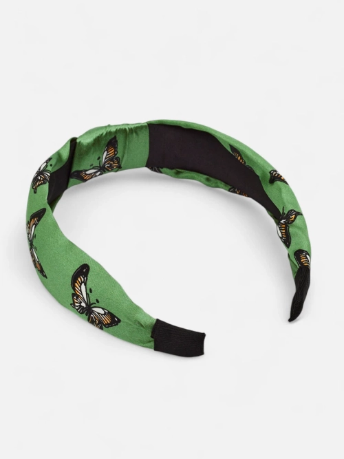 Royalfashion Пов'язка для волосся в клітинку з метеликами Butterfly Weave