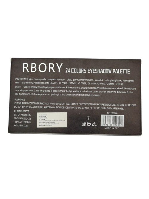 Палетка 24 тіней для повік матових і блискучих Tea Mood