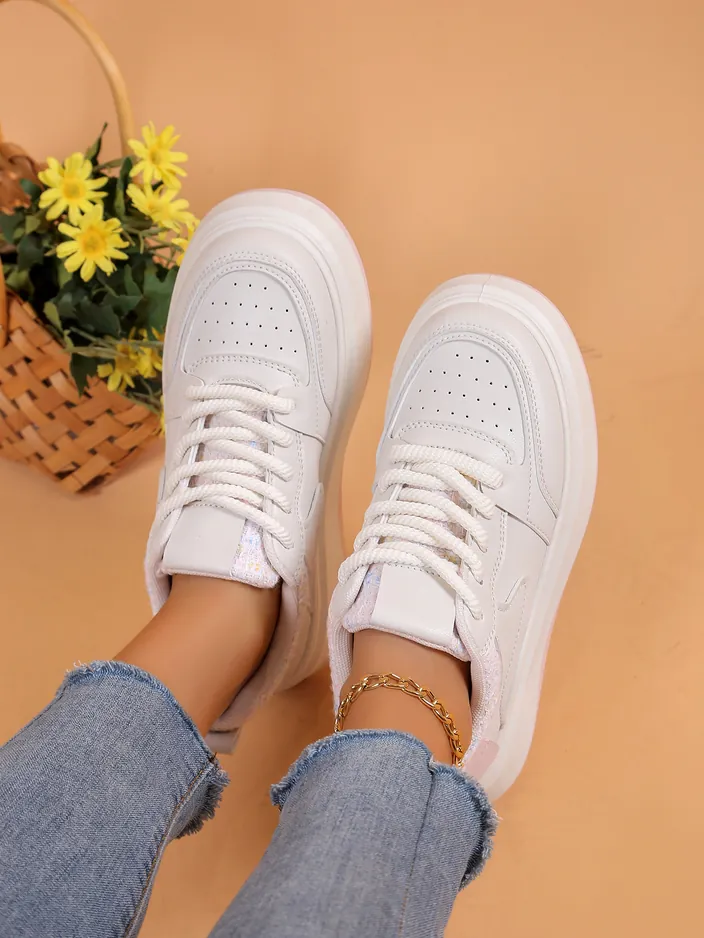 Royalfashion Sports Damen Plateau Turnschuhe Lincidi