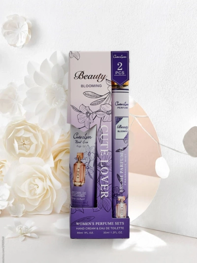 CaleoLuna Blooming Set – Handcreme und Parfüm, 30 ml, 35 ml