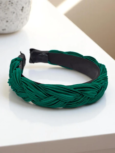 Royalfashion Geflochtenes, gekrepptes Haarband Nina