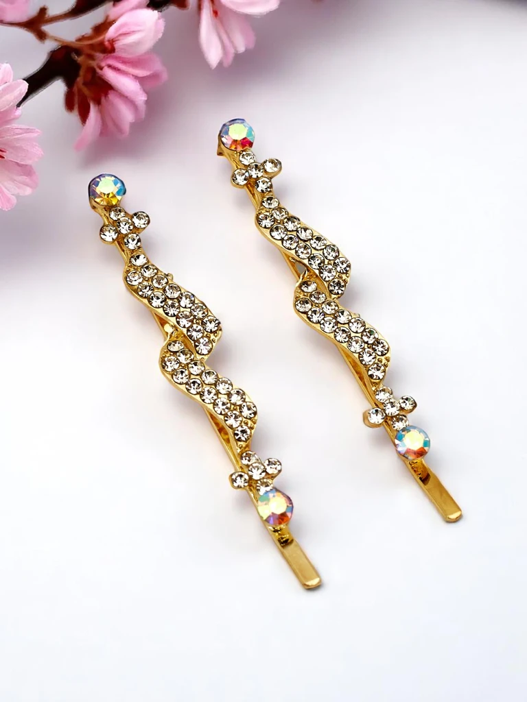 Royalfashion Haarnadeln mit Strasssteinen Crystal Glow