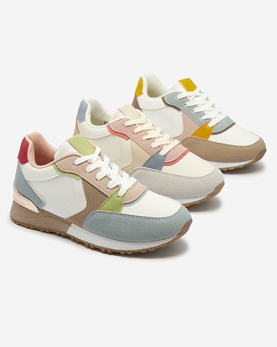 Sportliche Damen-Sneaker in Weiß und Blau Runan - Footwear