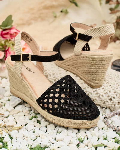Royalfashion Damen Sintoles Espadrilles auf einem Absatz