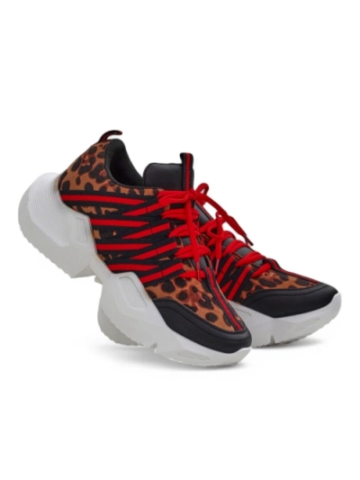 Royalfashion Damen Sportliche Sneaker mit dickerer Sohle Ivvert
