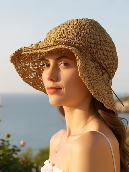 Royalfashion Damen Strohhut Whisper Bow