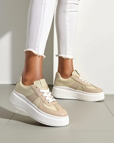 Royalfashion Damensportplattform-Sneaker Safirrat