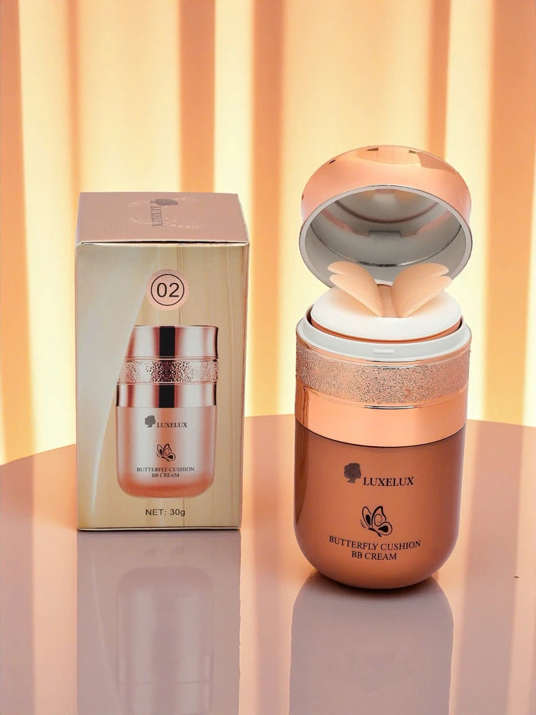 LUXELUX Perseida Butterfly Cushion BB Cream 30g – Die ideale cremige Foundation