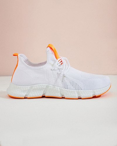 Baym Damen-Sportschuhe in Weiß und Orange - Schuhe