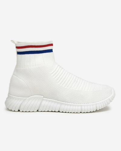 Weiße Damen-Sneaker zum Hineinschlüpfen von Deloni - Schuhe