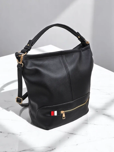 Royalfashion Große Damen-Shopper-Tasche aus ökologischem Leder