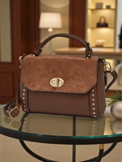 Kleine Damenhandtasche aus Öko-Leder Merlina