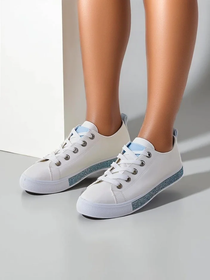 Royalfashion Damen Öko-Leder Sneaker Errosa