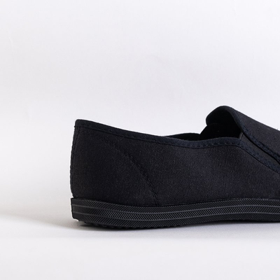 Schwarze Herren-Sneaker zum Hineinschlüpfen Japlor - Schuhe