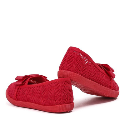 Rote Turnschuhe für Mädchen Tabbi - Schuhe