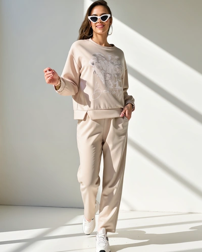 Royalfashion Damen Viskose-Set mit Druck