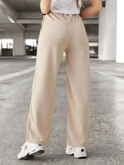 Royalfashion Einfache Damenhose mit Bändern