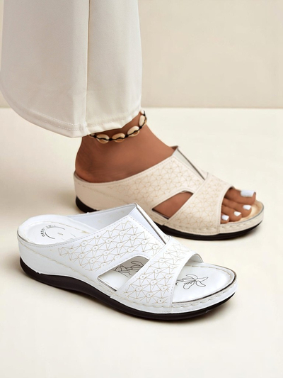 Royalfashion Damen Pantoletten mit dicker Sohle Nova Step