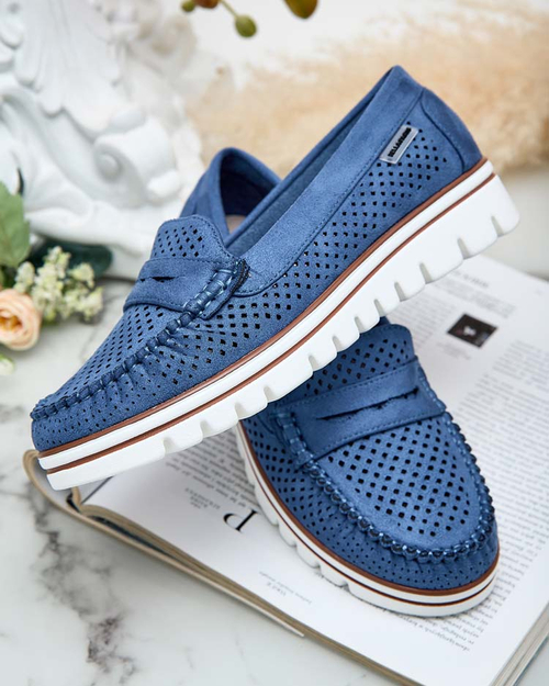 Royalfashion Ажурні жіночі мокасини Leteller