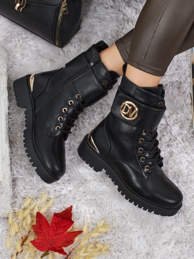 Damen Worker Boots mit Verzierungen Lorice