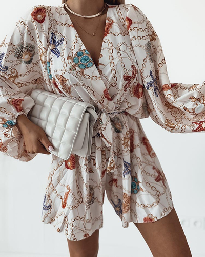 Royalfashion Gemusterter Jumpsuit für Damen