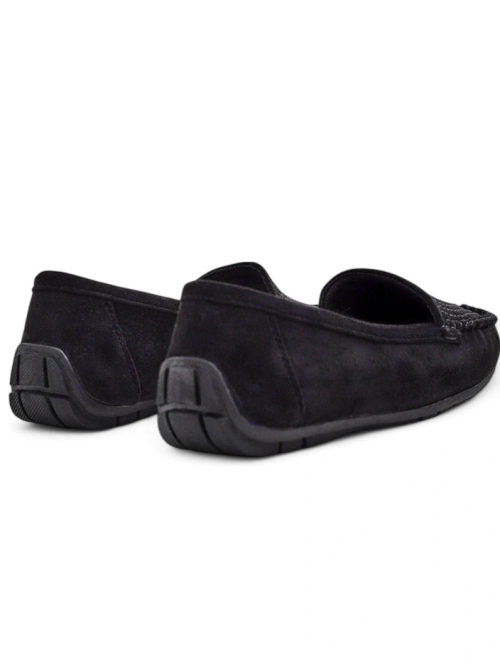 Royalfashion Жіночі мокасини з стразами Ezuess