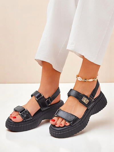 Royalfashion Damen-Sandalen mit dicker Sohle Aganda
