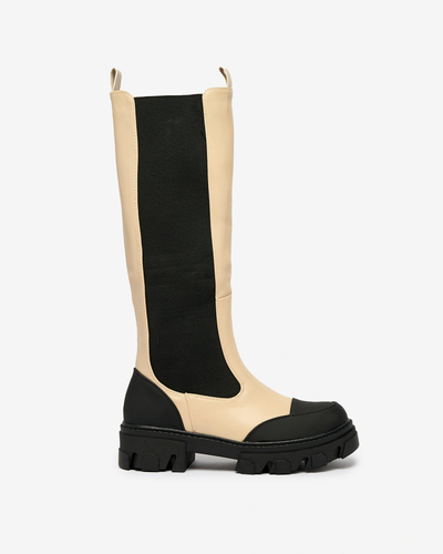 Royalfashion Бежеві жіночі напівчеревики Blyss