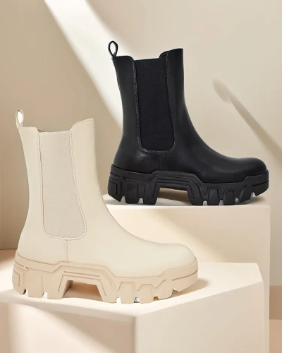 Royalfashion Damen Stiefeletten Dorinov