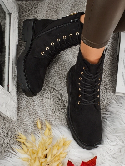 Damen Trapper Stiefeletten Thalira
