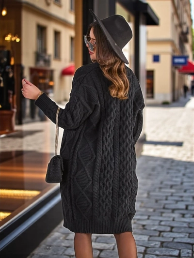 Royalfashion Damen-Strickjacke zum Überziehen