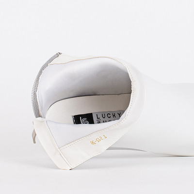 Білі жіночі ботильйони на шпильці Pritti