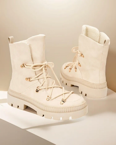 Royalfashion Damen Schnürstiefel Lorii