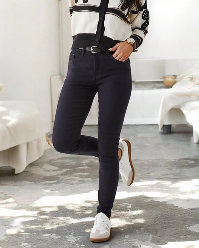 Royalfashion Damen Baumwoll Skinny Jeans