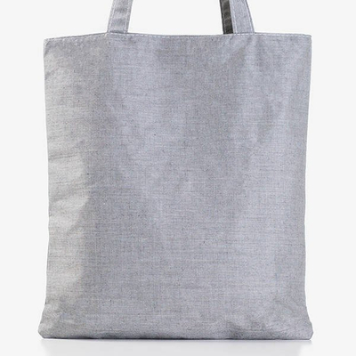 Grau bedruckte Damentasche - Handtaschen