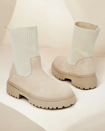 Royalfashion Damen Slip-On Knöchelstiefel Dorino