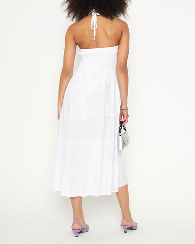 Weißes Midikleid in PLUS SIZE - Bekleidung