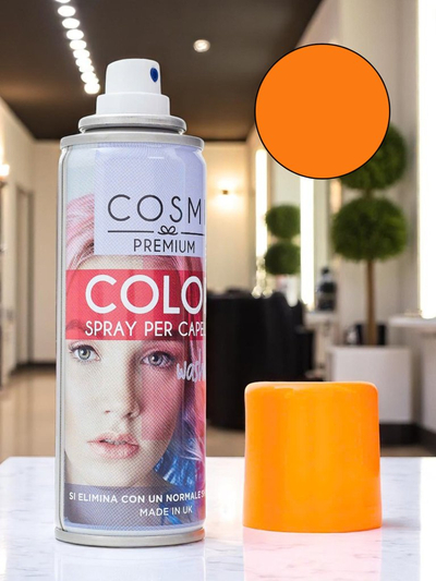 Färbespray Haarspray Lack Orange