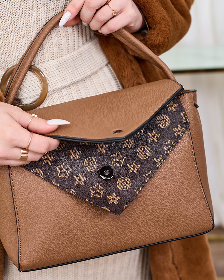 Royalfashion Braune Damenhandtasche