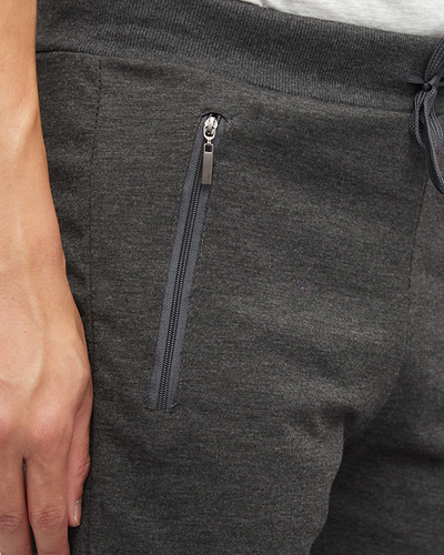 Herren-Jogginghose mit Aufschrift in Graphitfarbe - Bekleidung