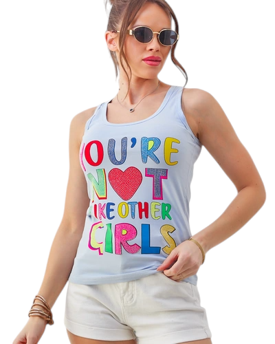 Royalfashion Damen Baumwoll-Top mit Trägern und Prints