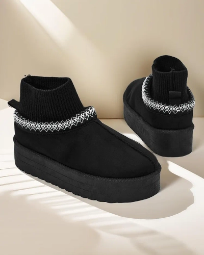 Royalfashion Kurze Damen-Schneestiefel Narorzi