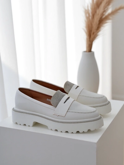 Royalfashion Damenmokassin mit Strass Vinness