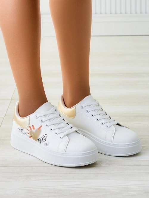 Кросівки на платформі Royalfashion для жінок з принтом Alcape