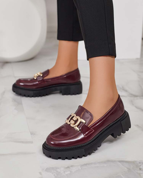 Royalfashion Жіночі лаковані мокасини Bevevra