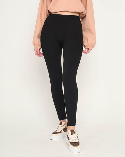 Schwarze Damen-Leggings - Kleidung